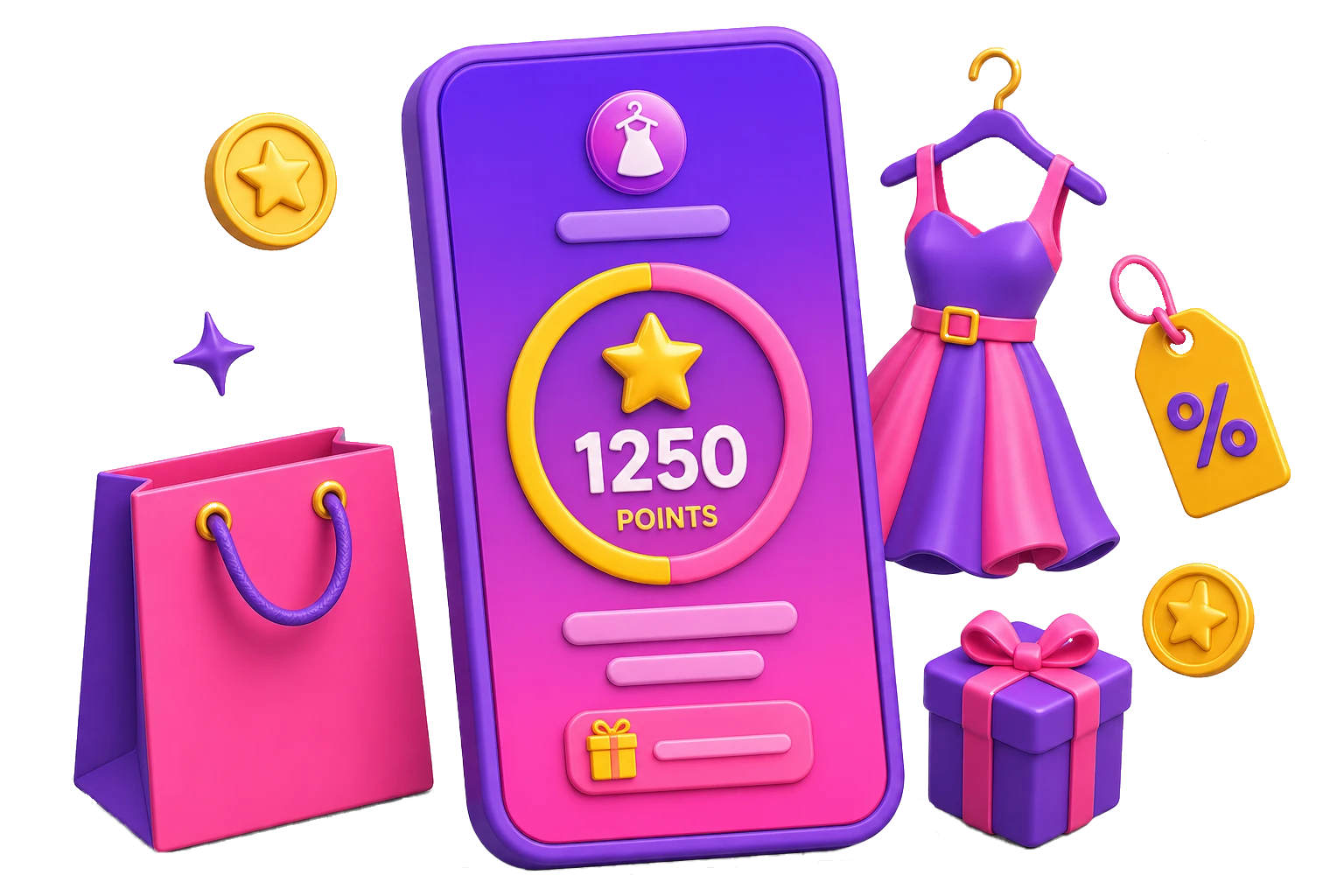 Application PopScore de fidélité et marketing pour boutique de vêtements : points, avis Google et tablette de collecte